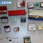 Gioielli sequestrati