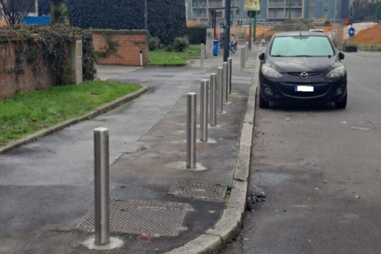 Dissuasori contro la sosta vietata