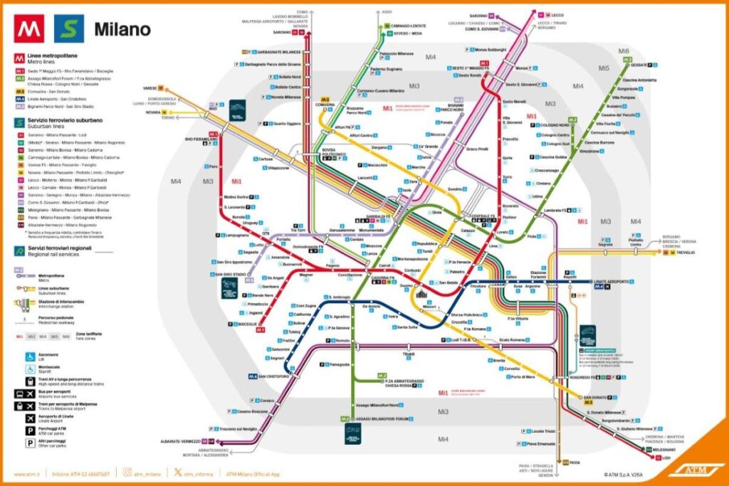 Mappa Metropolitana