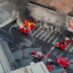 Incendio al deposito Bartolini